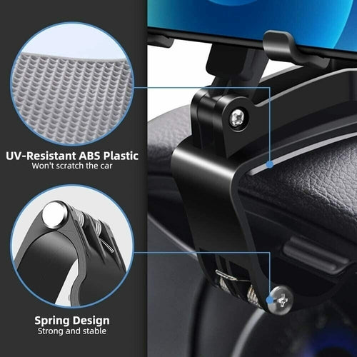 Supporto Universale per Auto con Morsetto per Smartphone e GPS