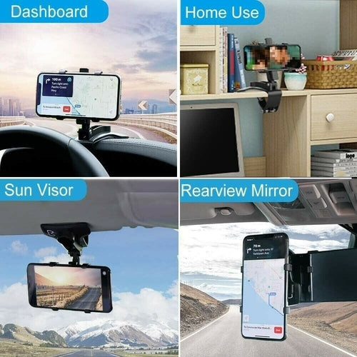 Supporto Universale per Auto con Morsetto per Smartphone e GPS