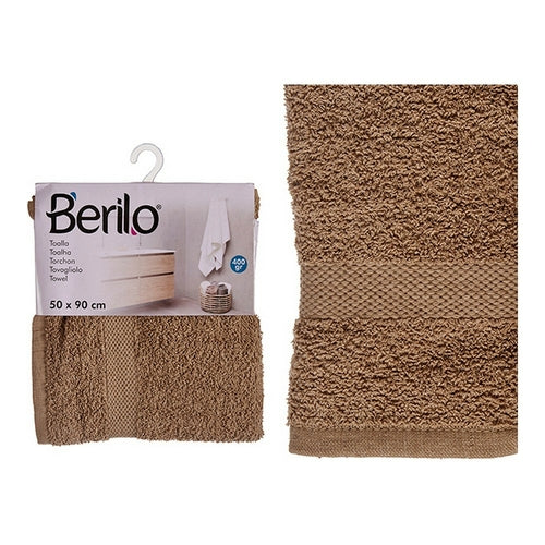 Asciugamano da Bagno in Poliestere e Cotone — Color Cammello