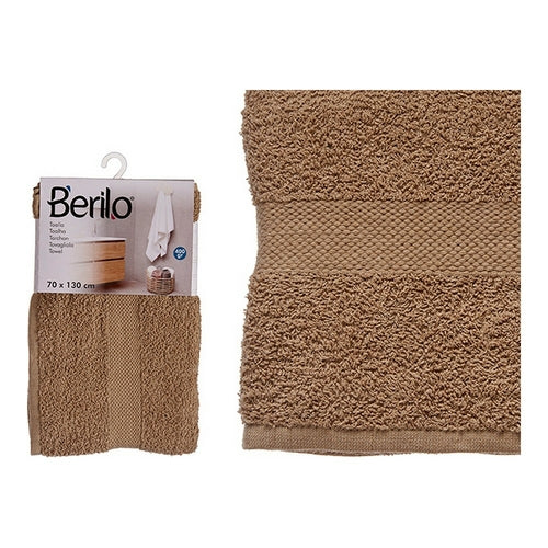 Asciugamano da Bagno in Poliestere e Cotone — Color Cammello