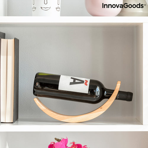 Portabottiglie da Vino Fluttuante in Legno Woolance InnovaGoods