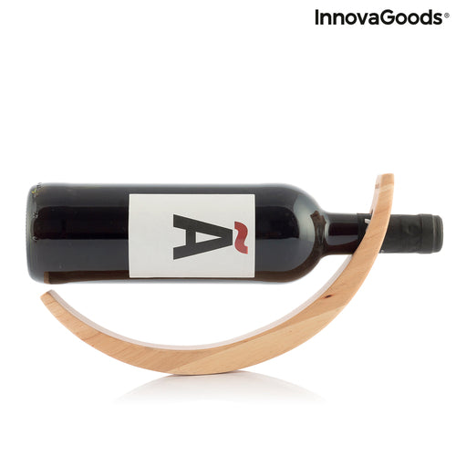 Portabottiglie da Vino Fluttuante in Legno Woolance InnovaGoods