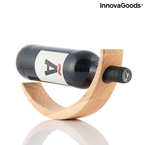 Portabottiglie da Vino Fluttuante in Legno Woolance InnovaGoods