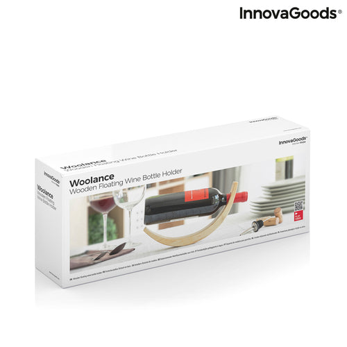 Portabottiglie da Vino Fluttuante in Legno Woolance InnovaGoods