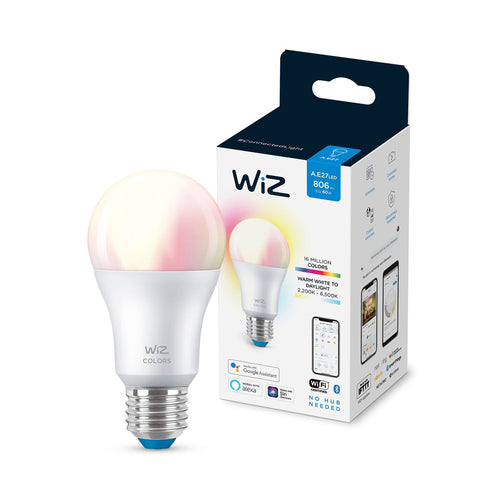 Lampadina Smart Philips Wiz A60 Standard — LED Wi-Fi Multicolore