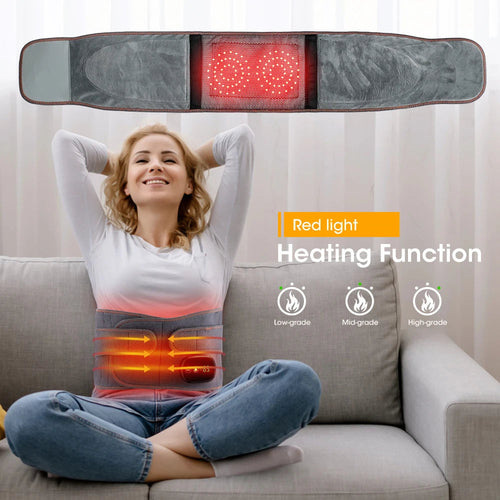Cintura Massaggiante Lombare con Termoterapia e Luce Rossa