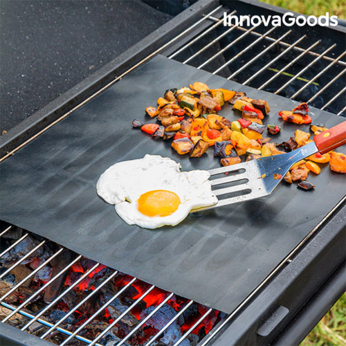 Tappetino Antiaderente per Barbecue e Forno InnovaGoods — 2 Pezzi