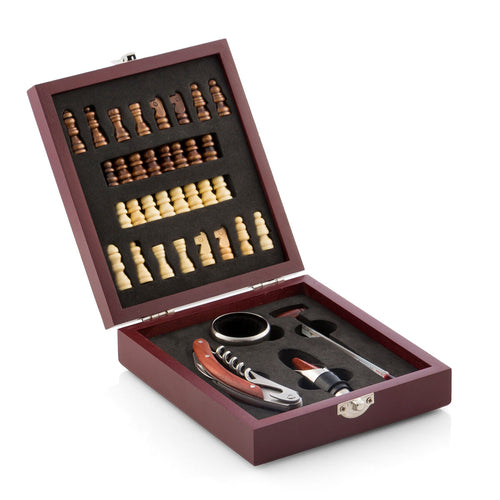 Set Vino e Scacchi InnovaGoods — 37 Pezzi