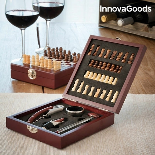 Set Vino e Scacchi InnovaGoods — 37 Pezzi
