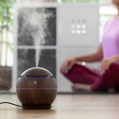 Mini Diffusore di Aromi e Umidificatore InnovaGoods Noce Scuro