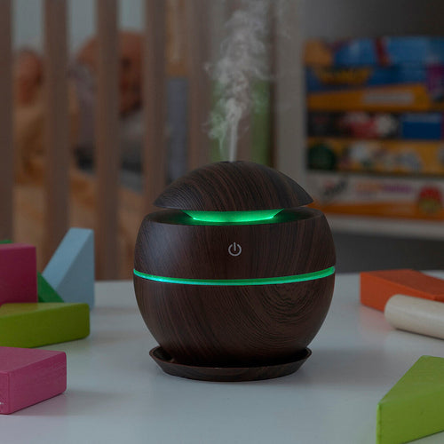Mini Diffusore di Aromi e Umidificatore InnovaGoods Noce Scuro