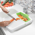 Tagliere Estensibile 3-in-1 con Vassoio, Contenitore e Scolapasta PractiCut InnovaGoods