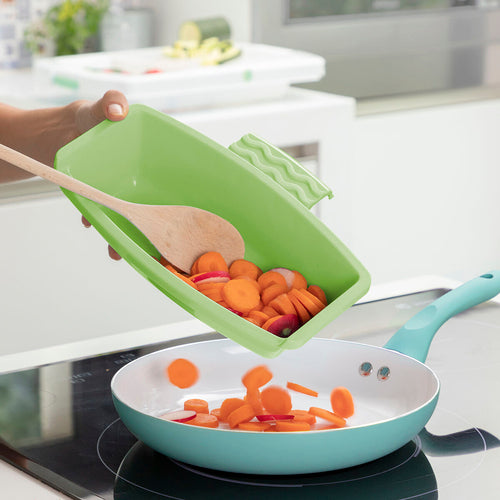 Tagliere Estensibile 3-in-1 con Vassoio, Contenitore e Scolapasta PractiCut InnovaGoods