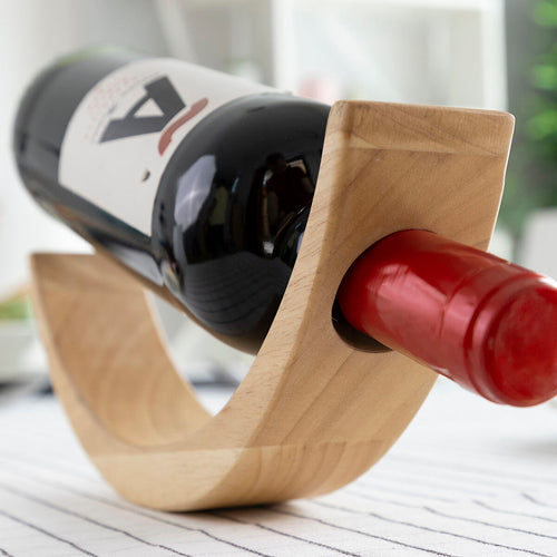 Portabottiglie da Vino Fluttuante in Legno Woolance InnovaGoods