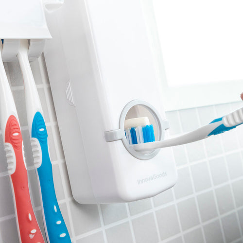 Dispenser Dentifricio con Portaspazzolini Diseeth InnovaGoods