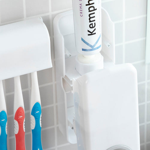 Dispenser Dentifricio con Portaspazzolini Diseeth InnovaGoods