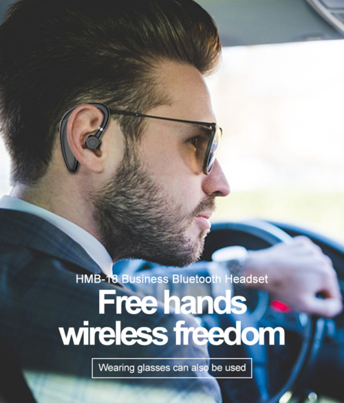 Auricolare Bluetooth 5.0 Wireless con Lunga Autonomia e Cancellazione Rumore
